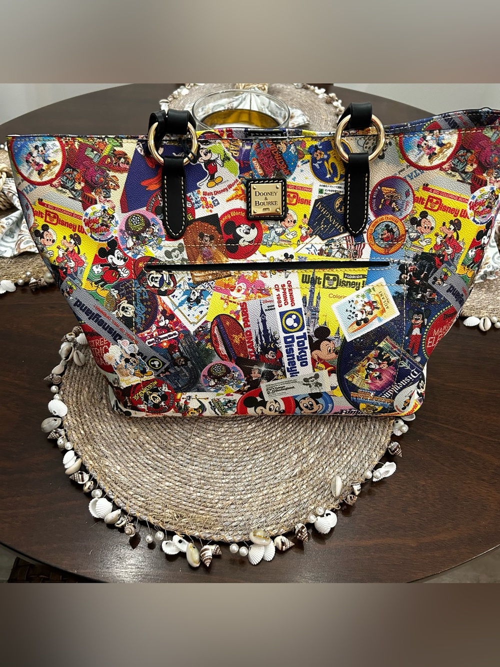 Disney Dooney & Bourke Tote Mickey thru the Years